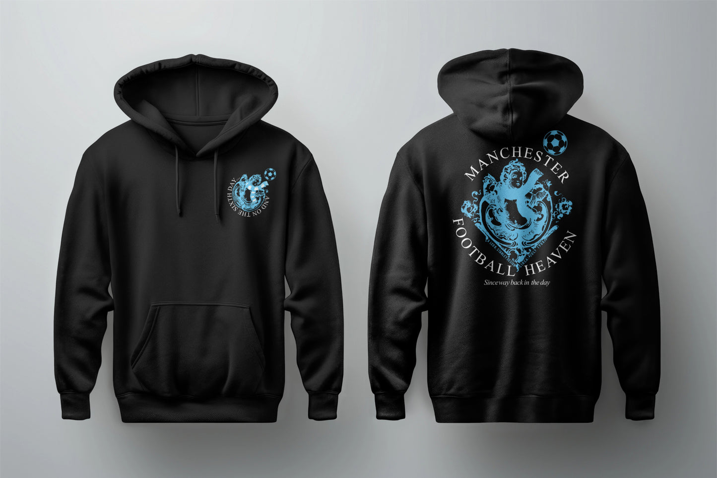 6th Day Football Heaven Hoodie Sky Cherub