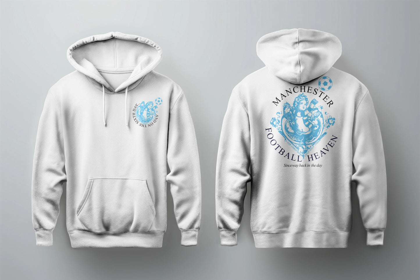 6th Day Football Heaven Hoodie Sky Cherub