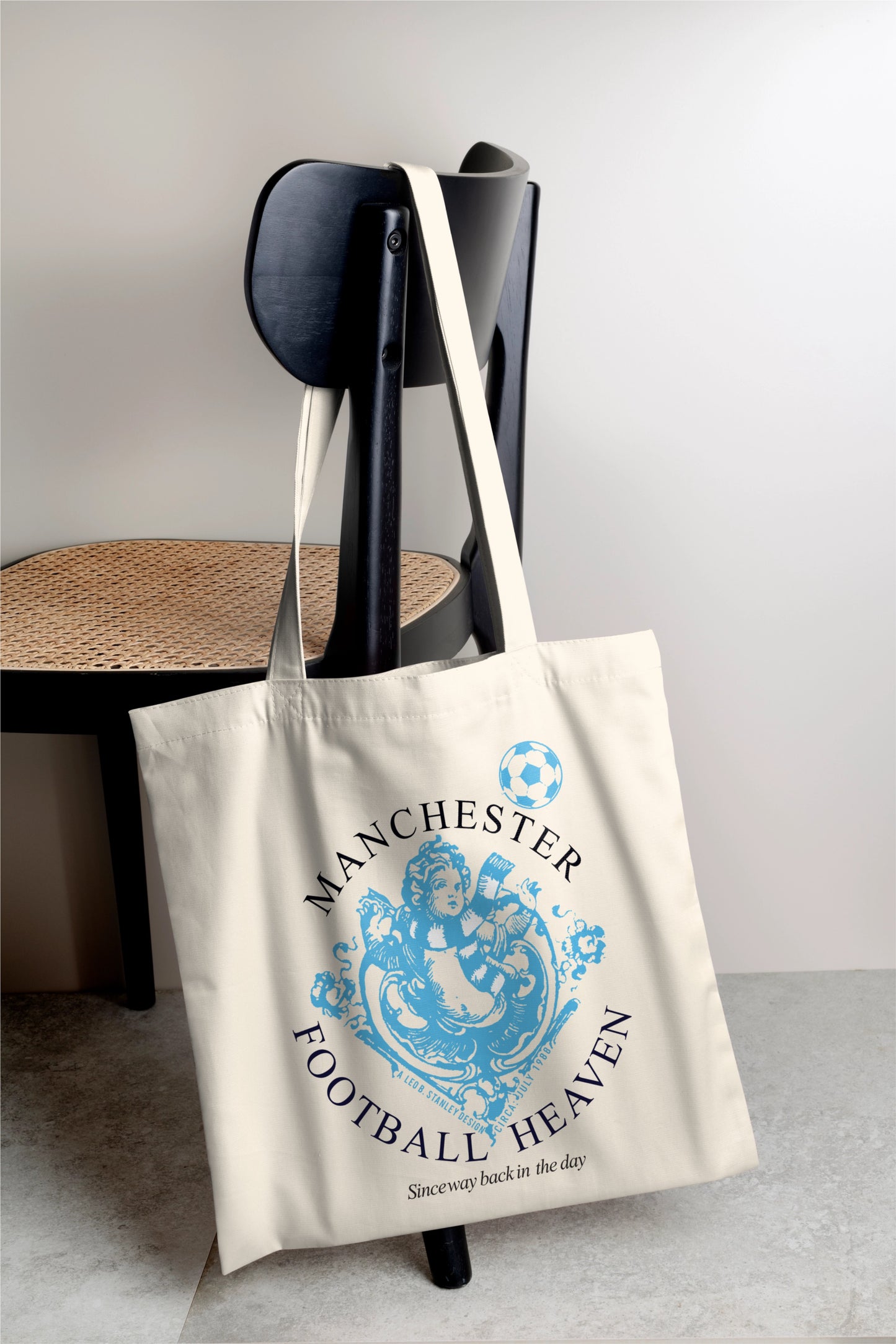 6th Day Football Heaven - Sky Cherub - Tote Bag