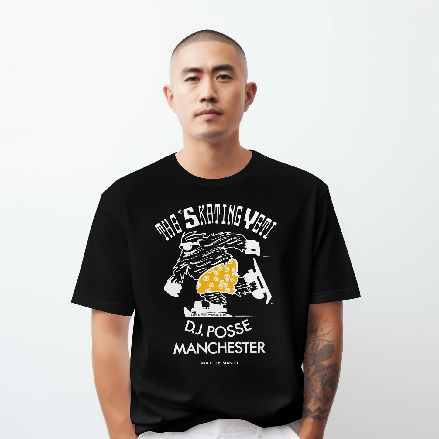 Skating Yeti Short Sleeve T-Shirt