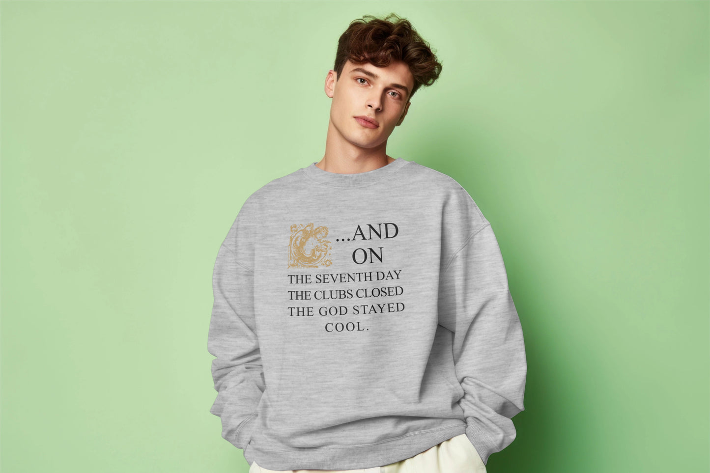 ...And on the 7th Day Sweat Gold Cherub