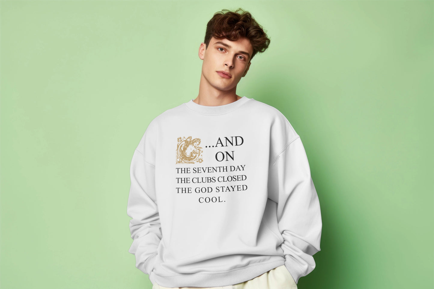 ...And on the 7th Day Sweat Gold Cherub