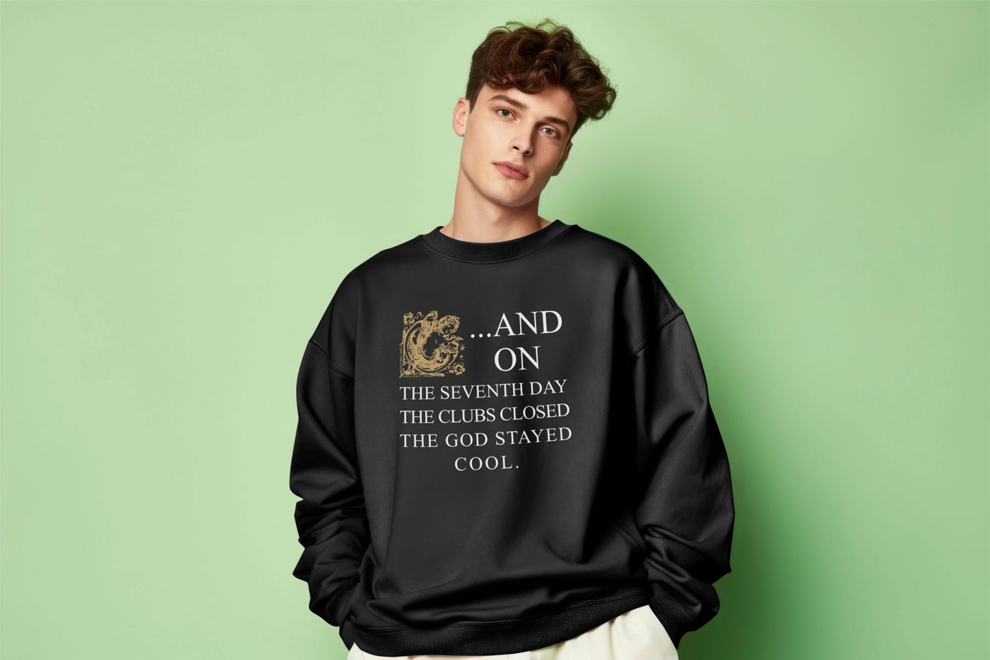 ...And on the 7th Day Sweat Gold Cherub