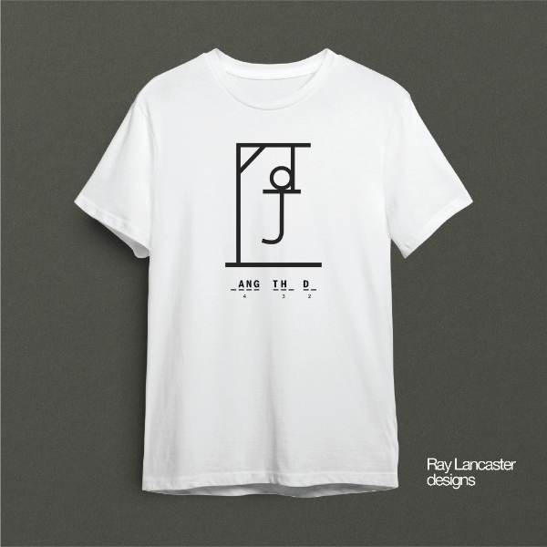 White t-shirt with black graphic design Smiths inspired T shirt 'Hang The DJ' from the song Panic.