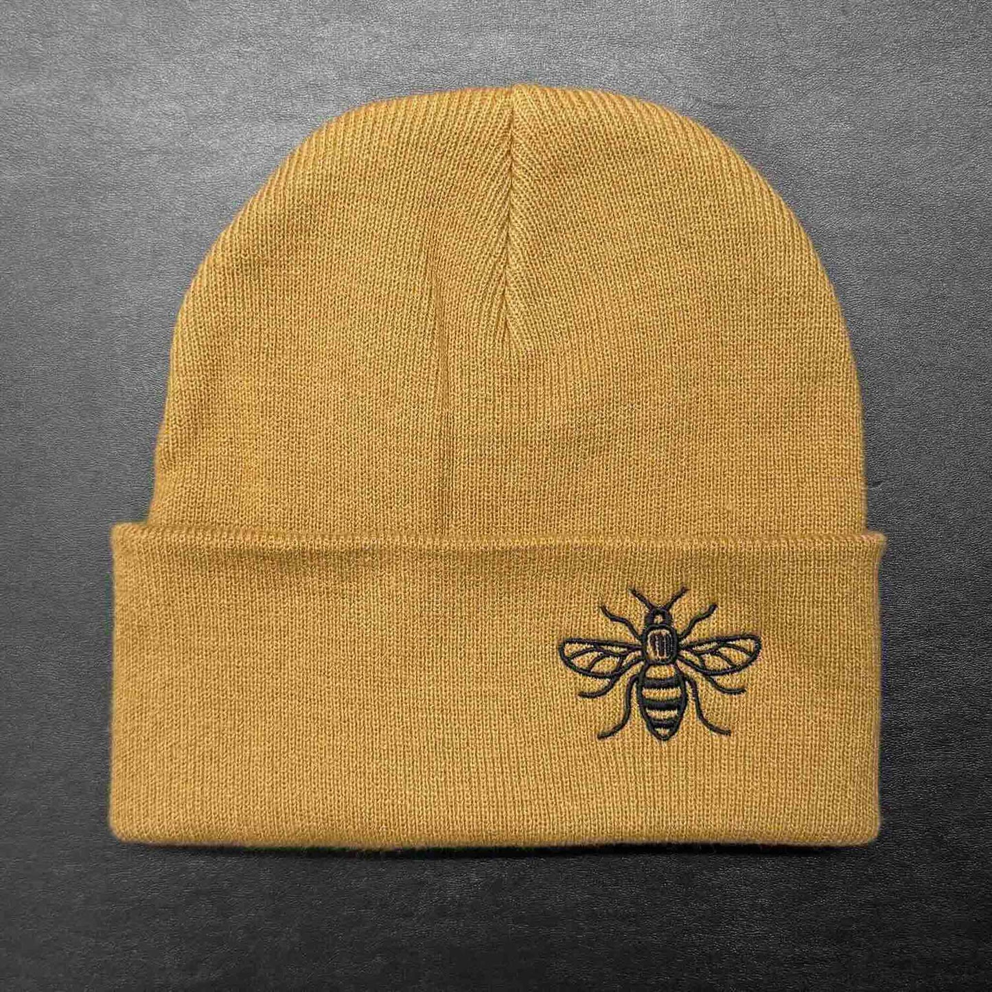 Manchester bee Beanie Hat Biscuit
