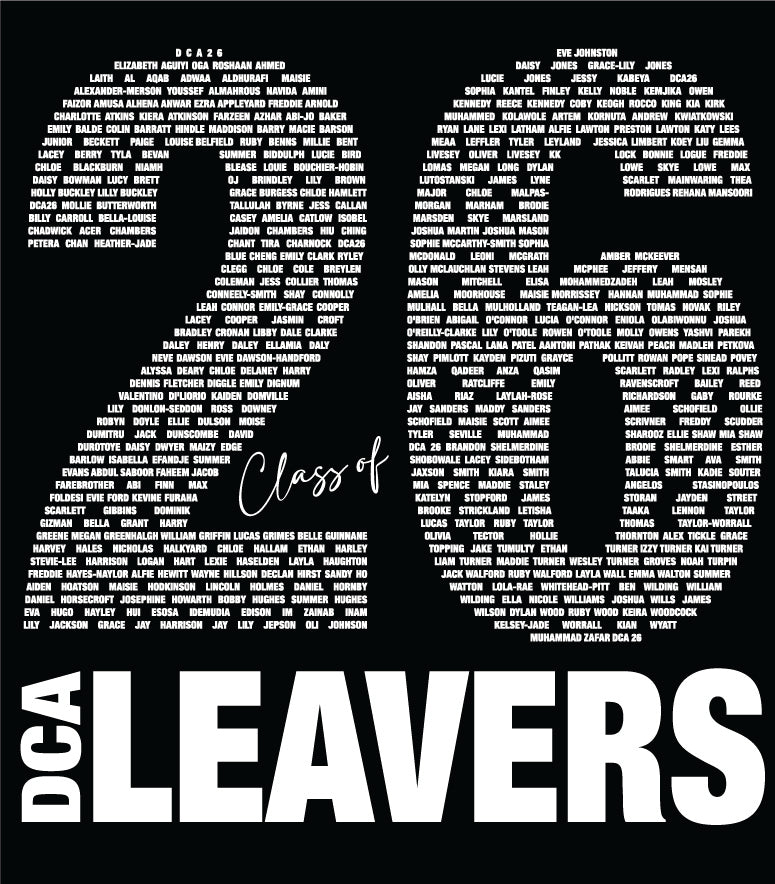 Denton Community Academy school leavers hoodie 2026