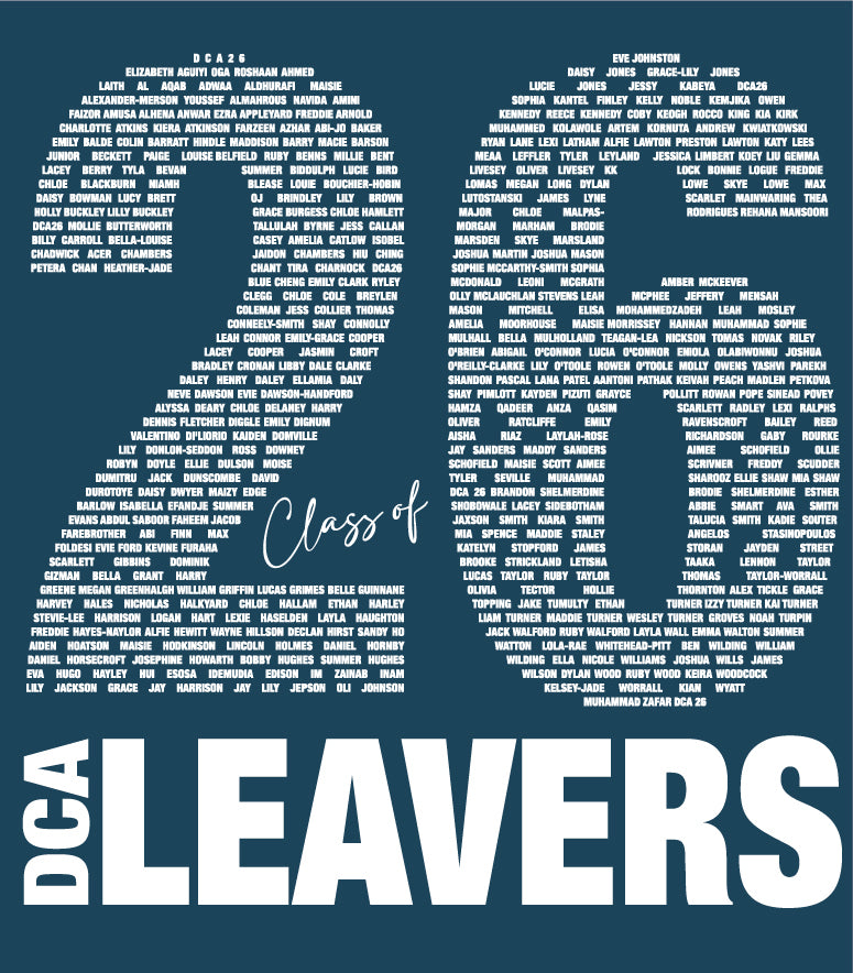 Denton Community Academy school leavers hoodie 2026