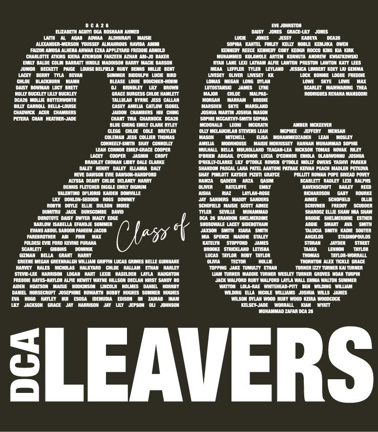 Denton Community Academy school leavers hoodie 2026