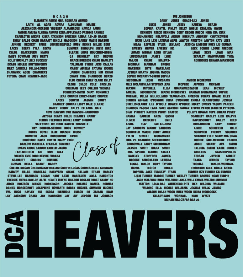 Denton Community Academy school leavers hoodie 2026